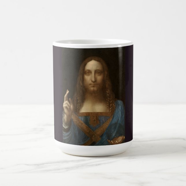 Leonardo da Vinci 1500 Salvator Mundi  Coffee Mug (Center)