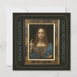 Leonardo da Vinci 1500 Salvator Mundi Hi-Def Card 