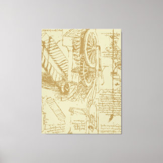Leonardo Da Vinci Artwork Canvas Print