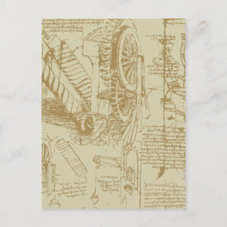 Leonardo Da Vinci Artwork Postcard