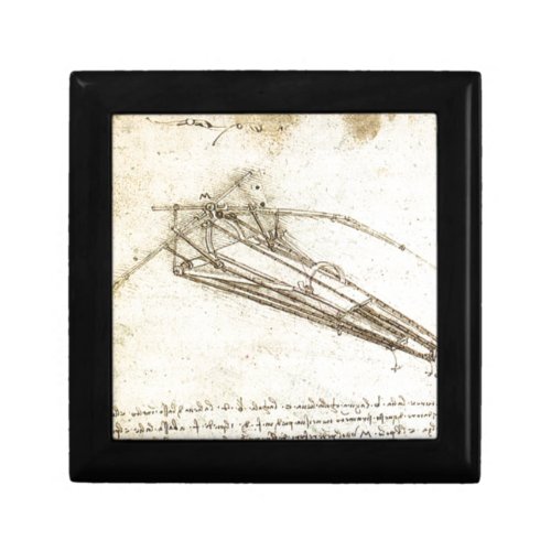 Leonardo da Vinci _ Design for A Flying Machine Gift Box