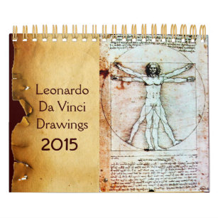 LEONARDO DA VINCI  Drawings 2015 Calendar