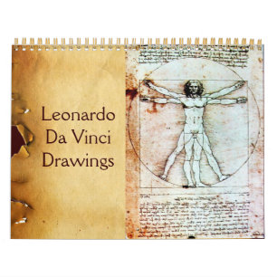 LEONARDO DA VINCI  Drawings 2017 Calendar