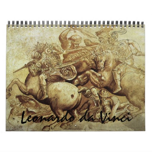 Leonardo da Vinci Fine Art Paintings and Sketches Calendar
