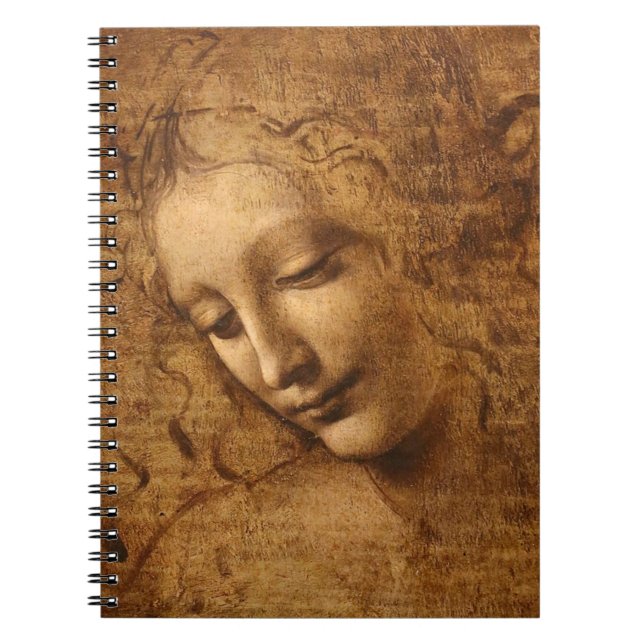 Leonardo Da Vinci Head Of A Woman Notebook (Front)