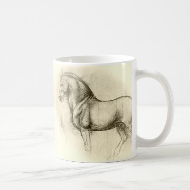 Leonardo-da-Vinci-horse Coffee Mug (Right)