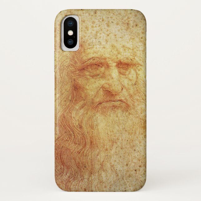 Leonardo da Vinci iPhone case (Back)
