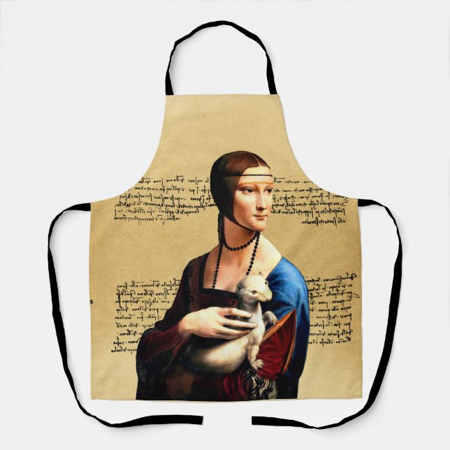 Leonardo da Vinci Lady with Ermine Apron (Front)