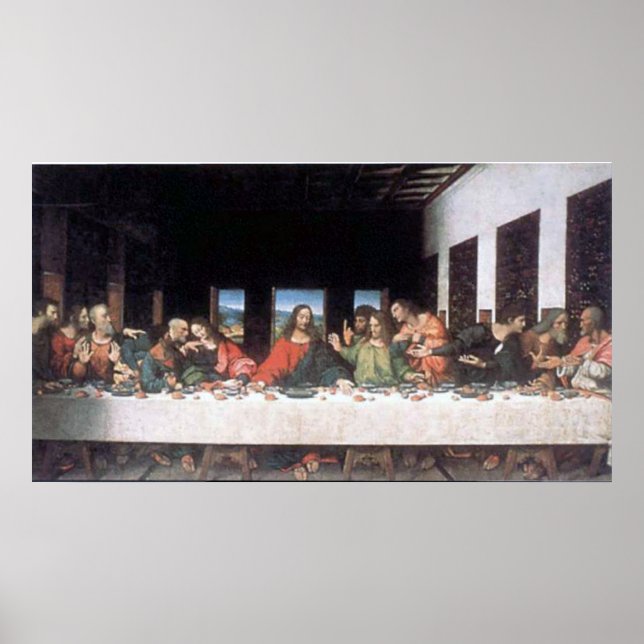 Leonardo da Vinci Last Supper Poster (Front)