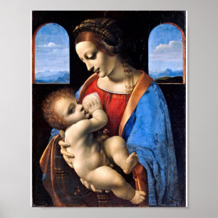 Leonardo Da Vinci - Madonna And The Child Poster