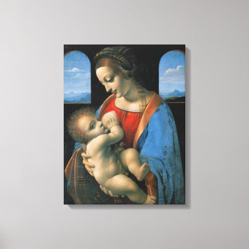 Leonardo da Vinci Madonna Litta Canvas Print