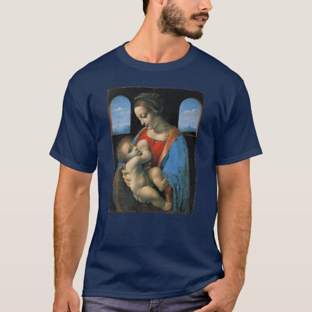 Leonardo da Vinci Madonna Litta T-Shirt (Front)