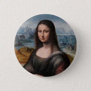 Leonardo da Vinci   Mona Lisa Button