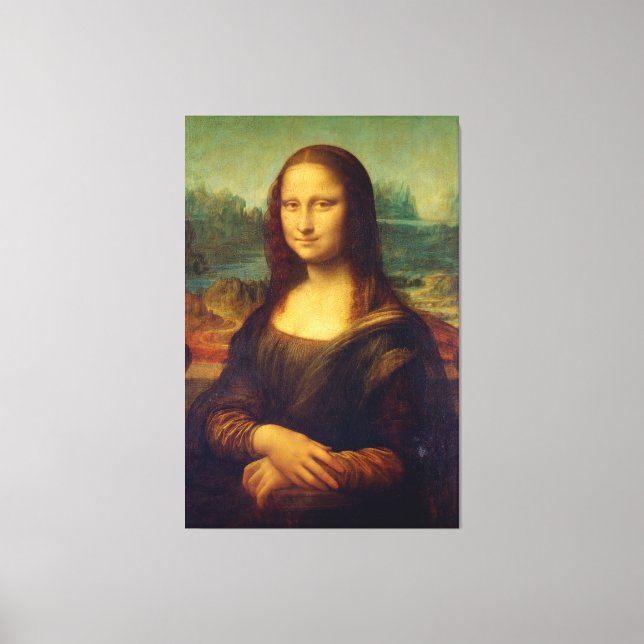 Leonardo da Vinci - Mona Lisa Canvas Print (Front)