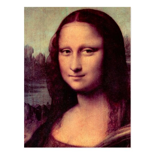 Leonardo da Vinci - Mona Lisa (Detail) Postcard