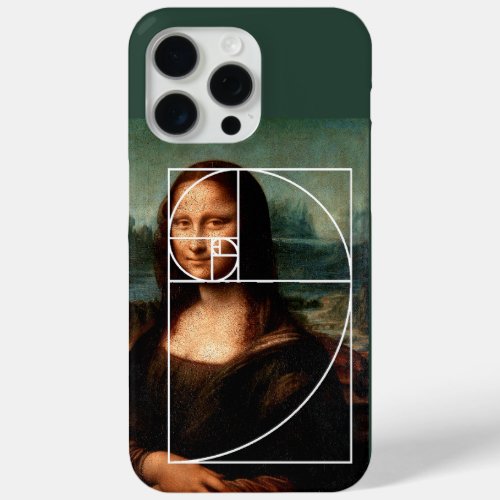 Leonardo da Vinci Mona Lisa Fibonacci Sequence iPhone 15 Pro Max Case