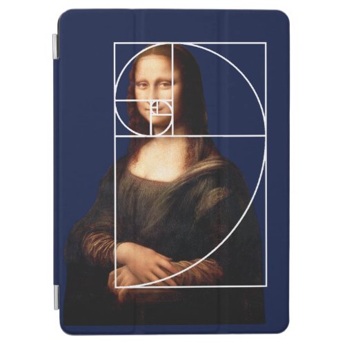 Leonardo da Vinci Mona Lisa Fibonacci Sequence iPad Air Cover
