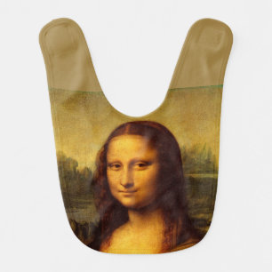 Leonardo Da Vinci Mona Lisa Fine Art Painting Baby Bib