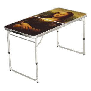 Leonardo Da Vinci Mona Lisa Fine Art Painting Beer Pong Table