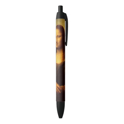 Leonardo Da Vinci Mona Lisa Fine Art Painting Black Ink Pen