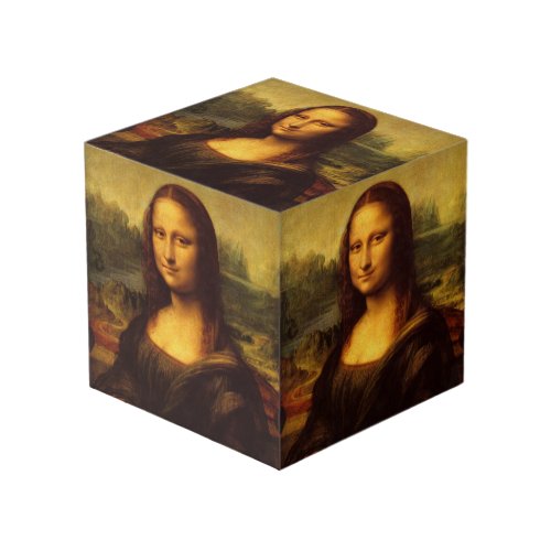 Leonardo Da Vinci Mona Lisa Fine Art Painting Cube