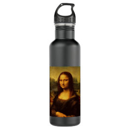 Leonardo Da Vinci Mona Lisa Fine Art Painting Stainless Steel Water Bottle