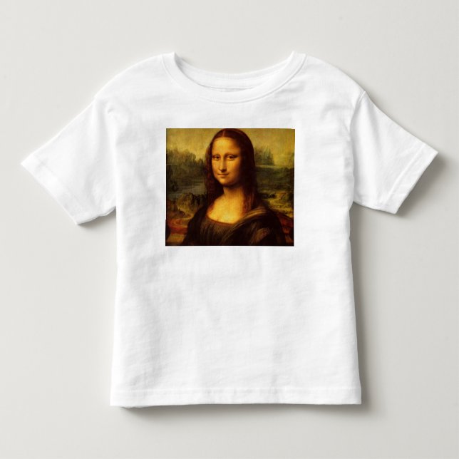 Leonardo Da Vinci Mona Lisa Fine Art Painting Toddler T-shirt (Front)