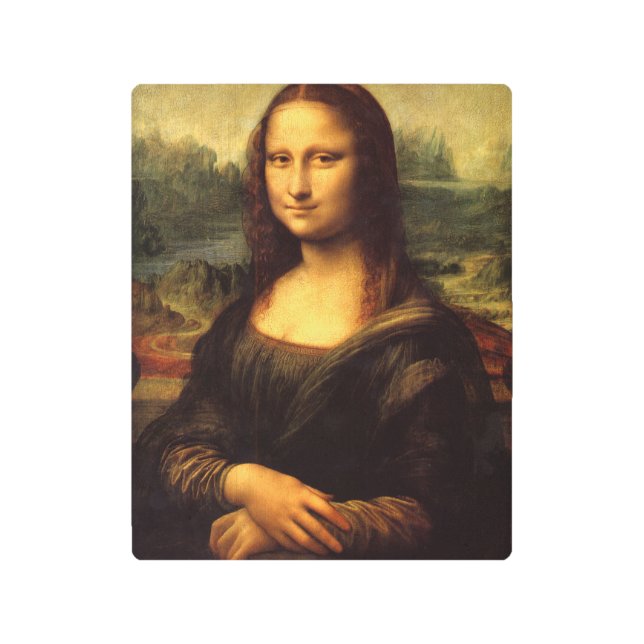 LEONARDO DA VINCI - Mona Lisa, La Gioconda 1503 Metal Print (Front)