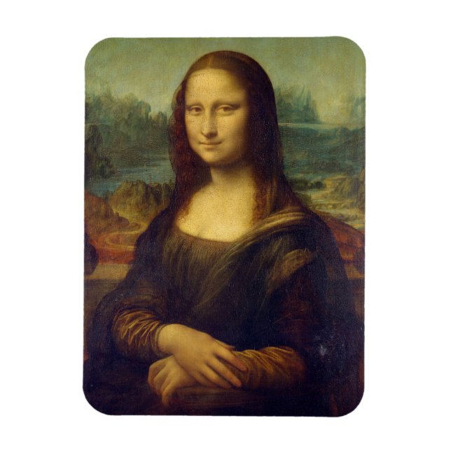 Leonardo Da Vinci, Mona Lisa, La Gioconda Magnet (Vertical)