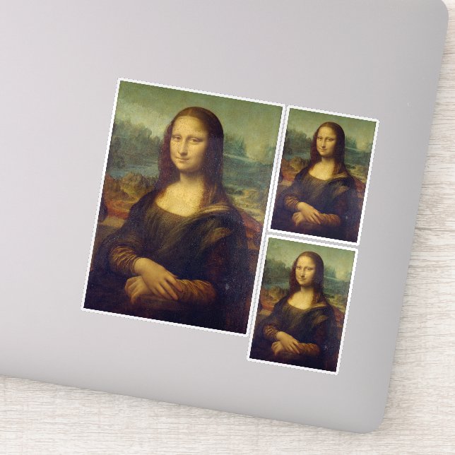 Leonardo Da Vinci, Mona Lisa, La Gioconda Sticker (Detail)