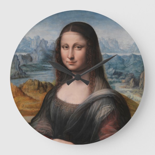 Leonardo da Vinci | Mona Lisa Large Clock (Front)