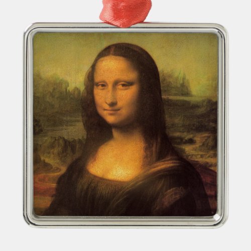Leonardo Da Vinci Mona Lisa Metal Ornament