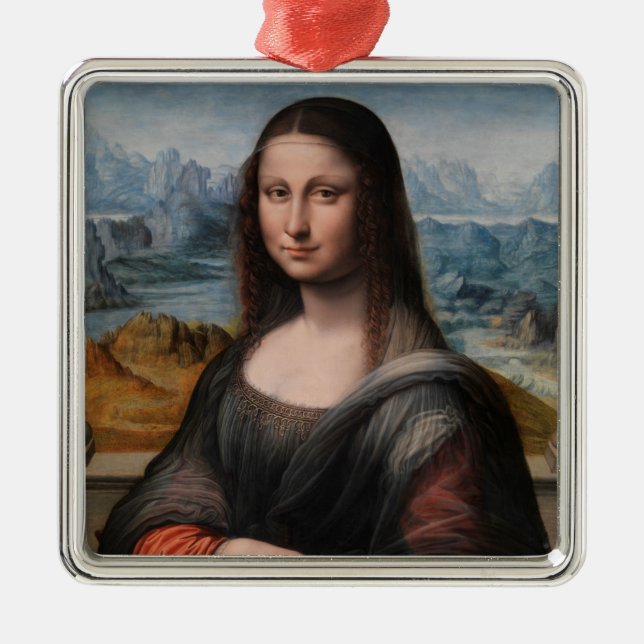 Leonardo da Vinci | Mona Lisa Metal Ornament (Front)