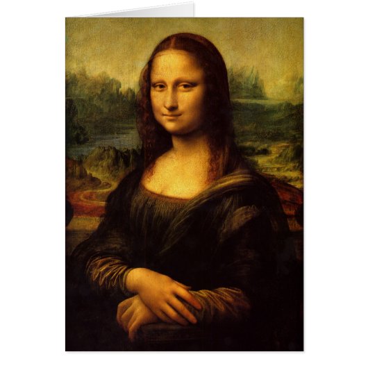 Leonardo da Vinci Mona Lisa Painting Cards (Front)
