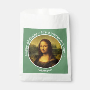 Leonardo da Vinci Mona Lisa Party Collection Favor Bag