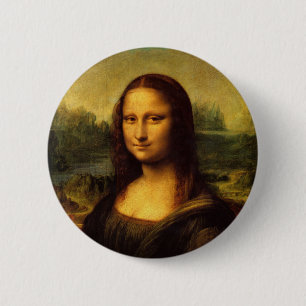 Leonardo Da Vinci - Mona Lisa Pinback Button