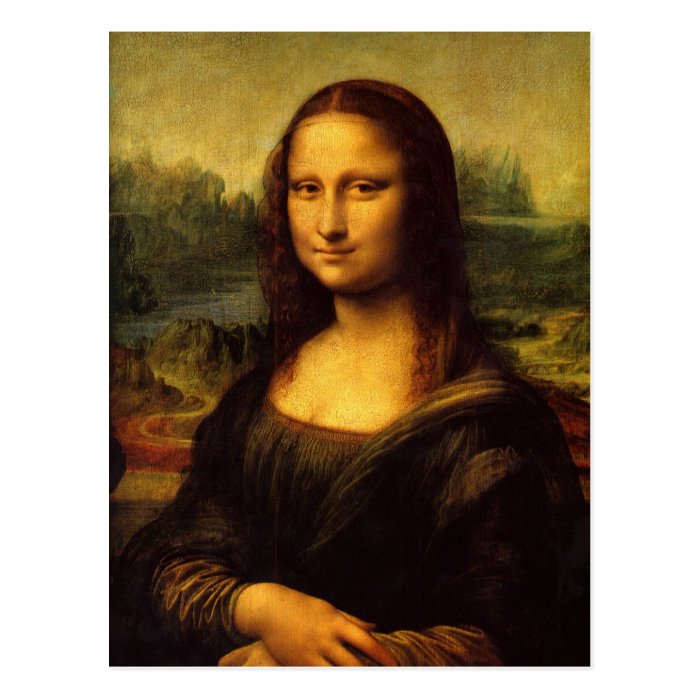 Leonardo Da Vinci  Mona Lisa Postcards