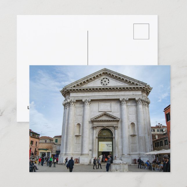 Leonardo da Vinci Museum Venice Italy Postcard (Front/Back)