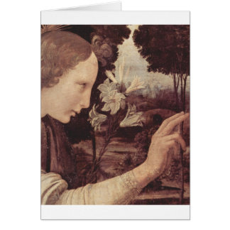 Leonardo Da Vinci Painting circa 1472-1475 Cards