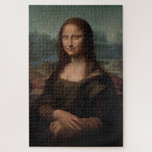 Leonardo Da Vinci Paintings  Mona Lisa Jigsaw Puzzle