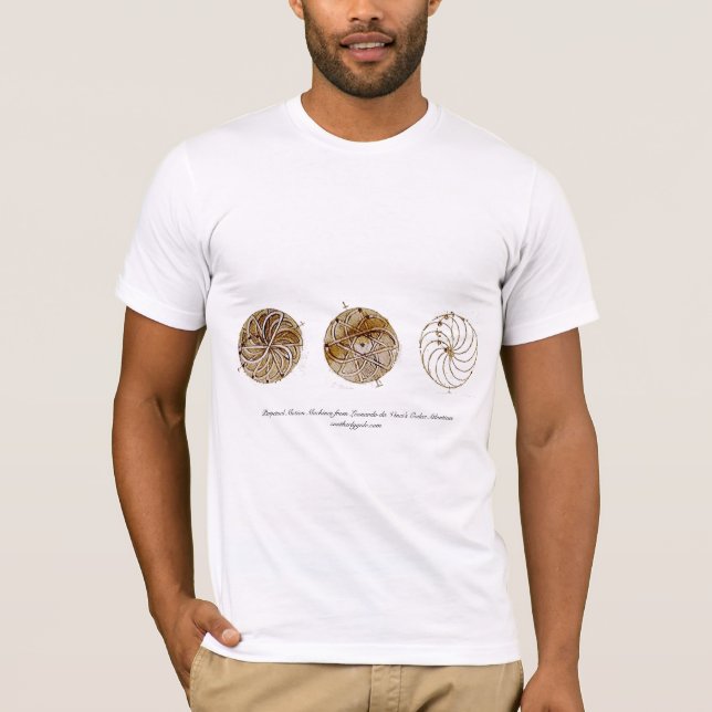 Leonardo da Vinci Perpetual Motion Machines T-Shirt (Front)