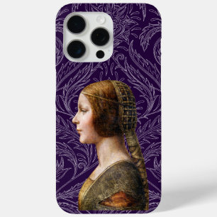 Leonardo da Vinci Portrait La Bella Principessa iPhone 15 Pro Max Case