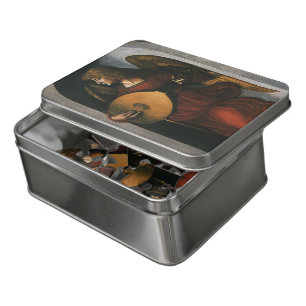 Leonardo da Vinci"s An Angel in Red with a Lute Jigsaw Puzzle