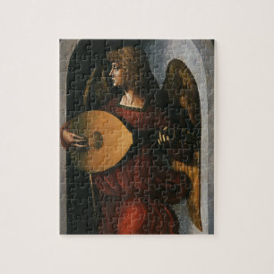 Leonardo da Vinci"s An Angel in Red with a Lute Jigsaw Puzzle