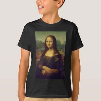 Leonardo Da Vinci’s Mona Lisa T-shirt by ThinxShop at Zazzle