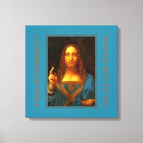 LEONARDO DA VINCI SALVATOR MUNDI Fine Art  Canvas Print