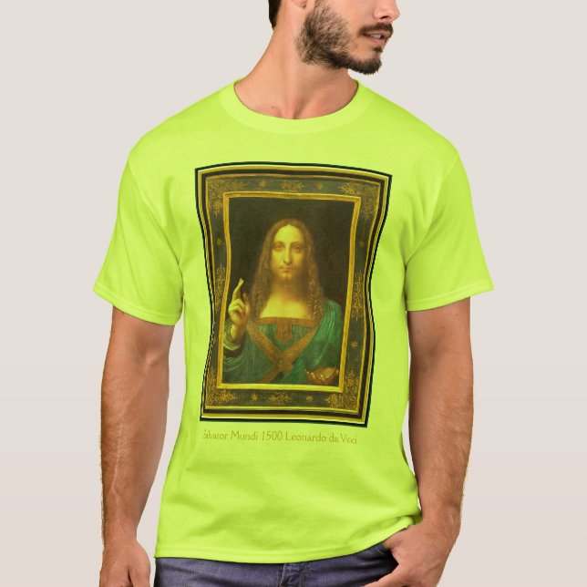 Leonardo da Vinci Salvator Mundi Safety T-Shirt (Front)