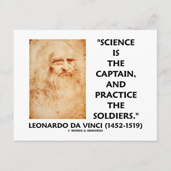 Leonardo da Vinci Science Captain Practice Soldier