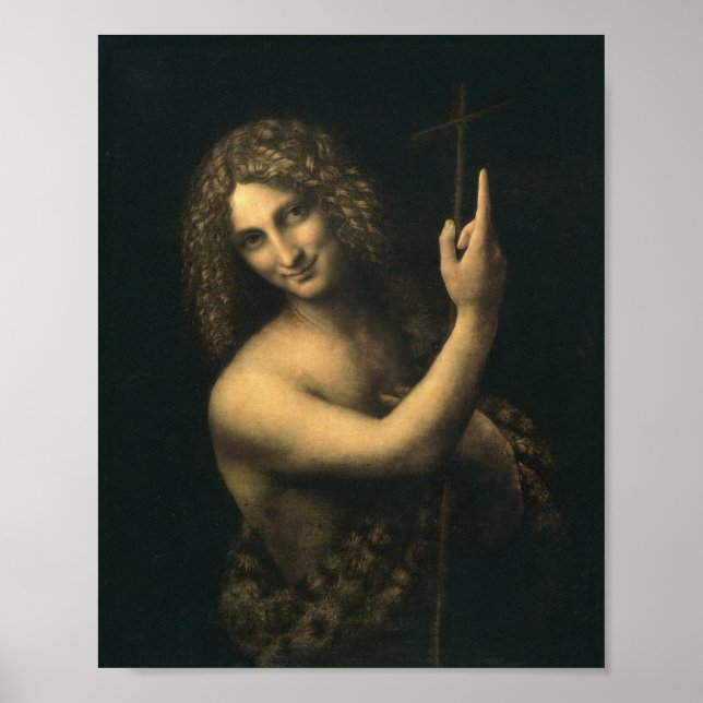 Leonardo Da Vinci - St. John The Baptist Poster (Front)