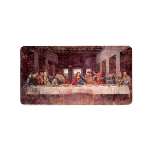 Leonardo da Vinci _ The Last Supper Label